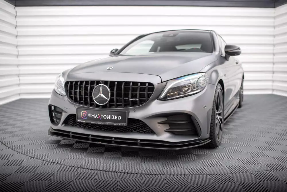 Street Pro Front Splitter Mercedes-amg C43 Coupe / Cabrio C205 Facelift / A205 Facelift