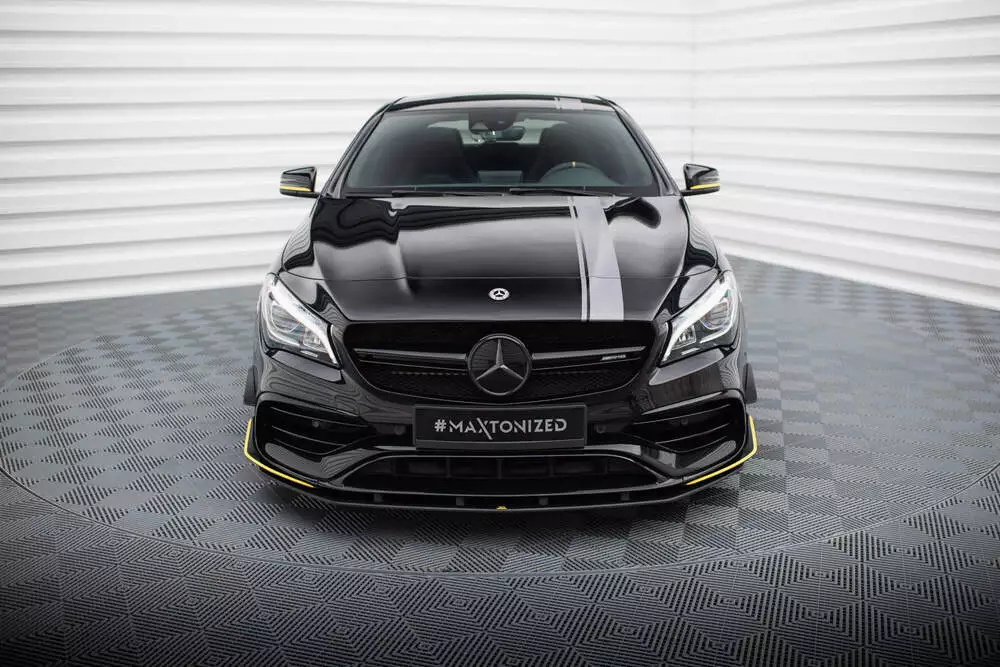 Street Pro Front Splitter Mercedes-amg Cla 45 Aero C117 Facelift - Image 2