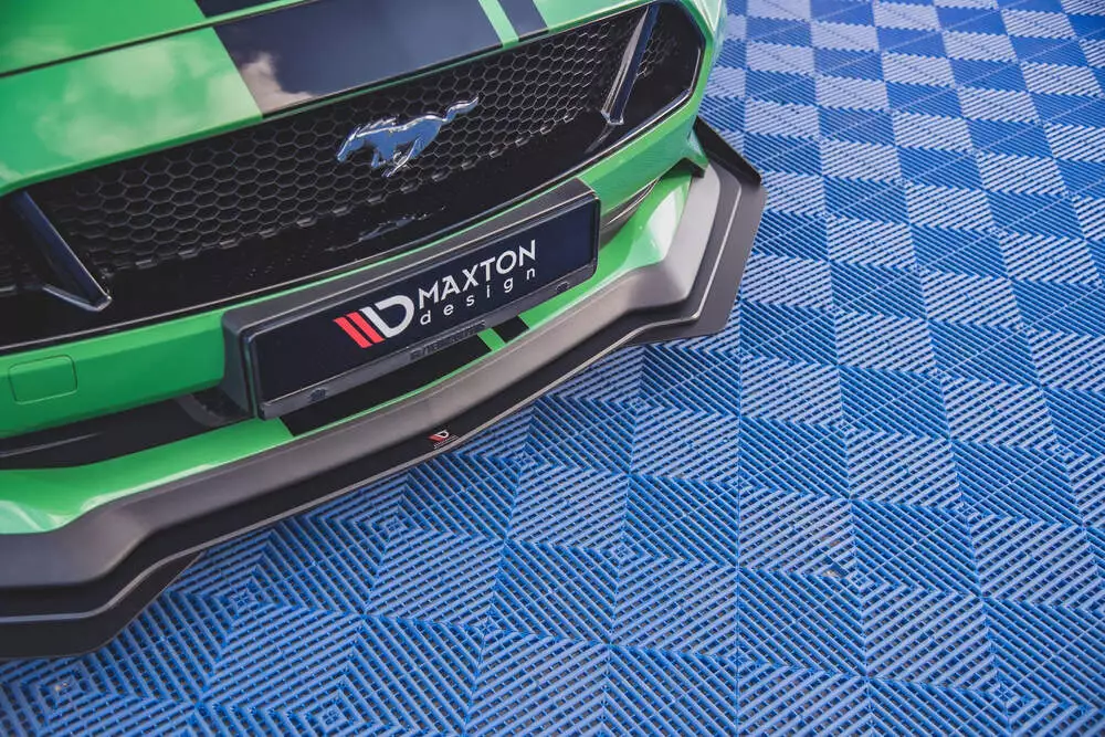 Street Pro Front Splitter V.1 + Flaps Ford Mustang Gt Mk6 Facelift - Image 2