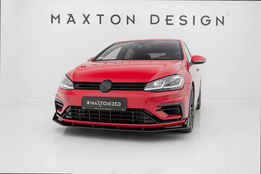 Street Pro Front Splitter V.2 Volkswagen Golf R / R-line Mk7 Facelift