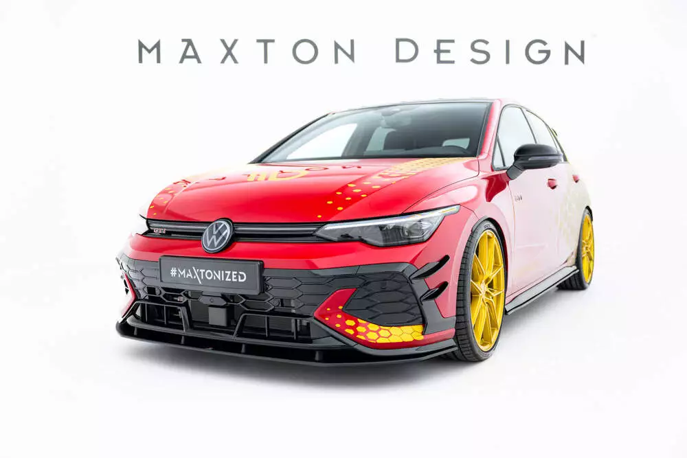 Street Pro Front Splitter Volkswagen Golf Gti Clubsport Mk8 Facelift