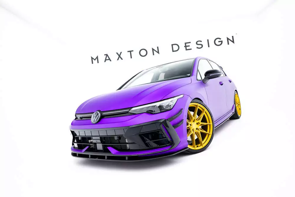 Street Pro Front Splitter Volkswagen Golf R Mk8 Facelift - Image 2