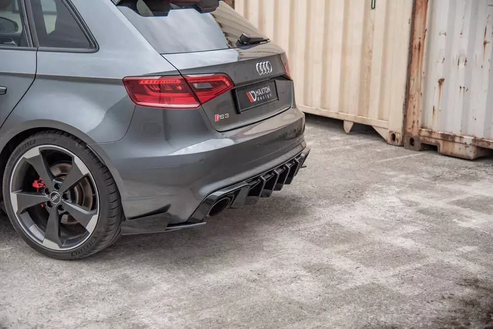 Street Pro Rear Side Splitters + Flaps Audi Rs3 8v Sportback - Image 4