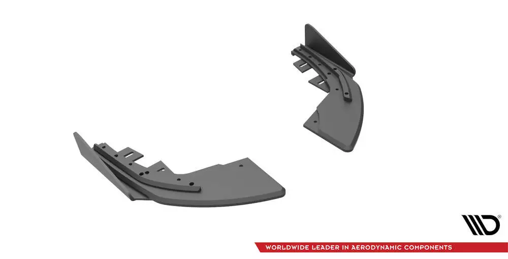 Street Pro Rear Side Splitters + Flaps Audi S3 Sportback 8v Facelift - Image 4