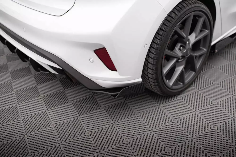 Street Pro Rear Side Splitters + Flaps Ford Focus St Mk4