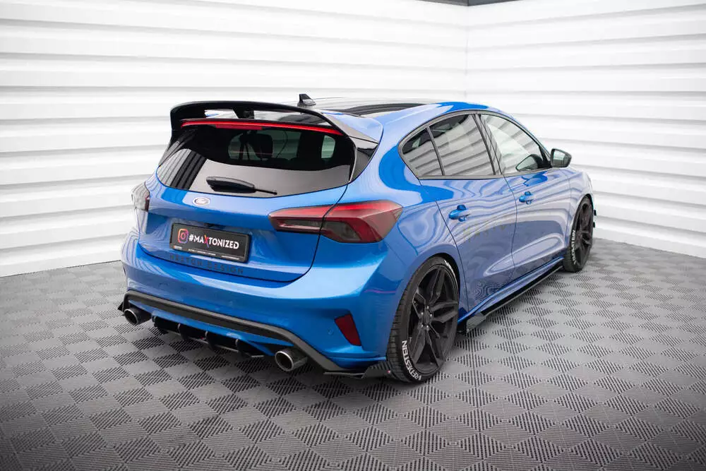 Street Pro Rear Side Splitters + Flaps Ford Focus St Mk4 - Image 4