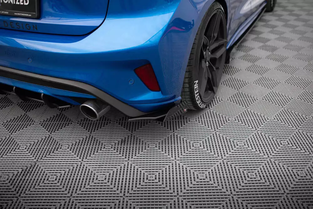Street Pro Rear Side Splitters + Flaps Ford Focus St Mk4 - Image 6