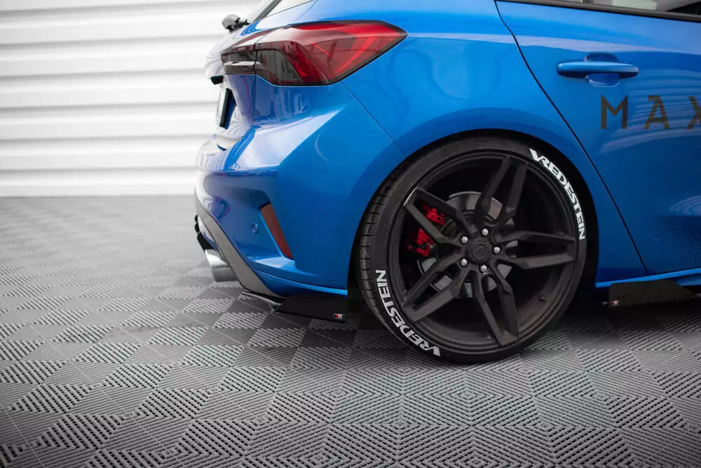 Street Pro Rear Side Splitters + Flaps Ford Focus St Mk4 - Image 7