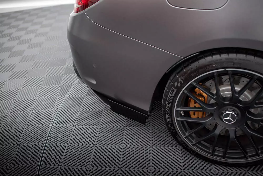 Street Pro Rear Side Splitters + Flaps Mercedes-amg C63 Sedan / Estate W205 Facelift - Image 3