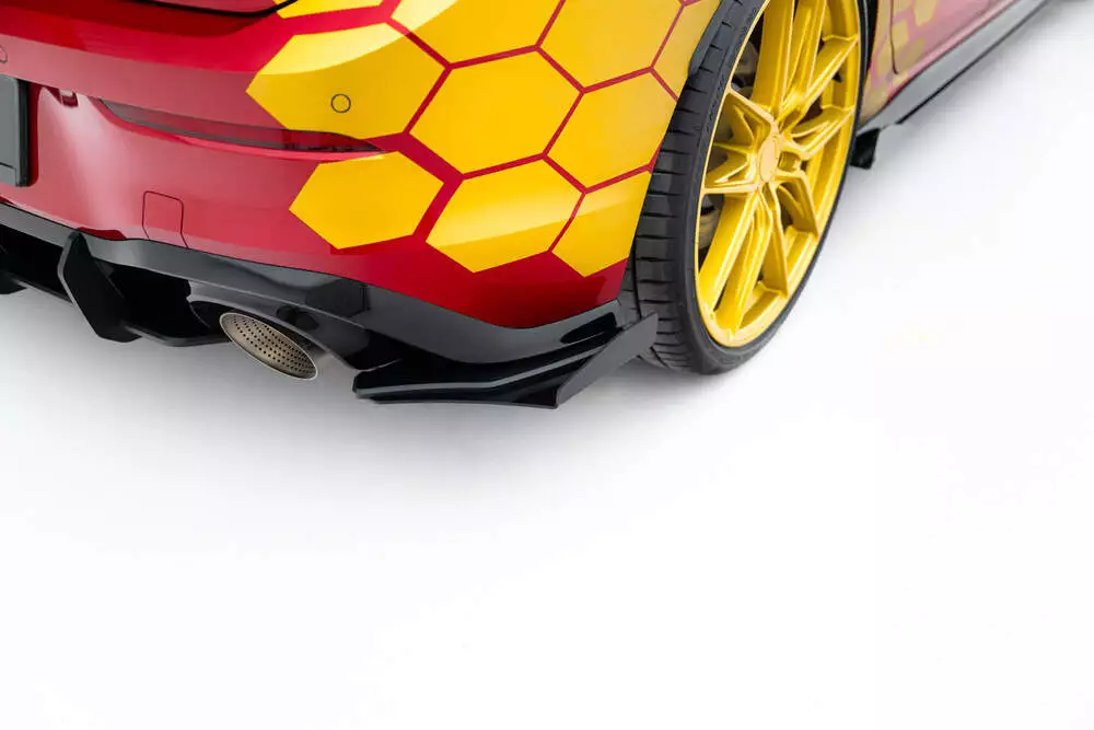 Street Pro Rear Side Splitters + Flaps Volkswagen Golf Gti Clubsport Mk8 Facelift