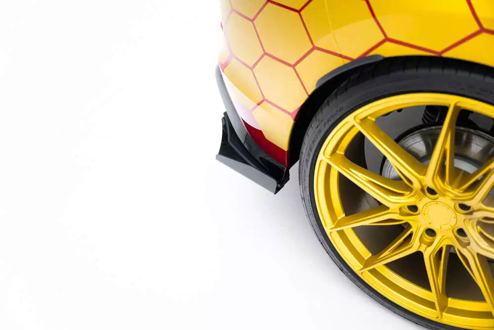 Street Pro Rear Side Splitters + Flaps Volkswagen Golf Gti Clubsport Mk8 Facelift - Image 3