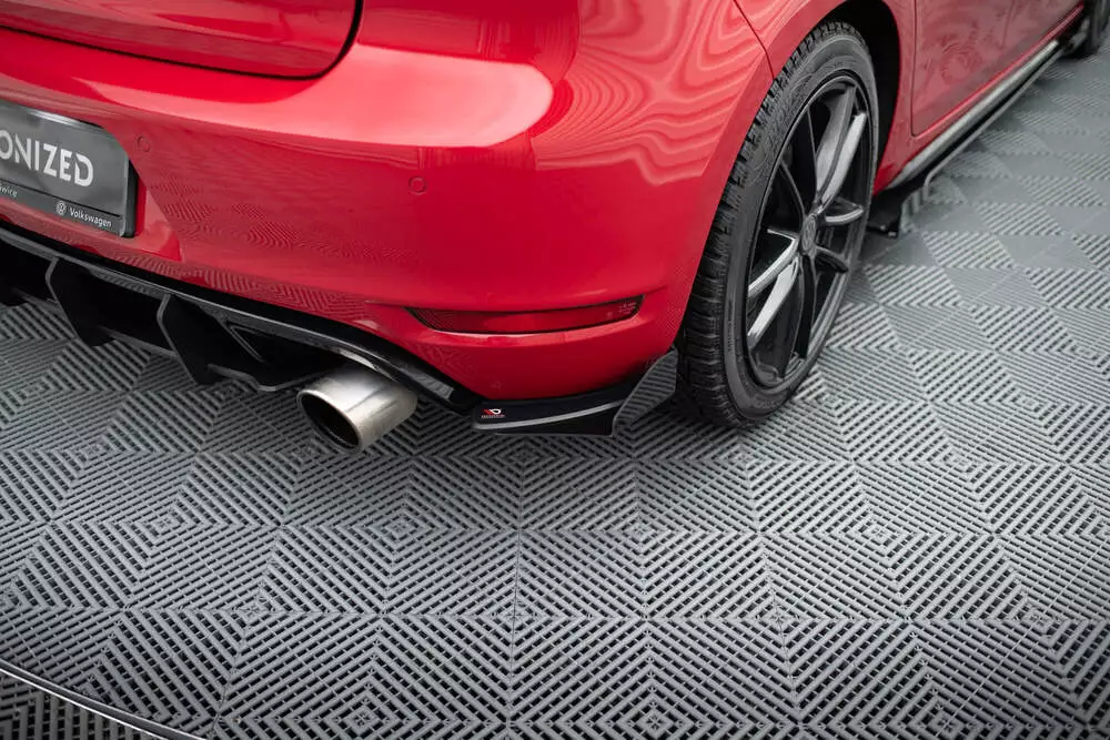 Street Pro Rear Side Splitters + Flaps Volkswagen Golf Gti Mk6