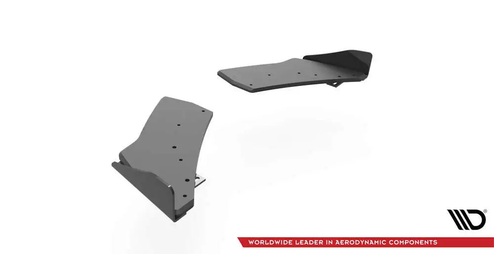 Street Pro Rear Side Splitters + Flaps Volkswagen Golf R Mk7 - Image 4