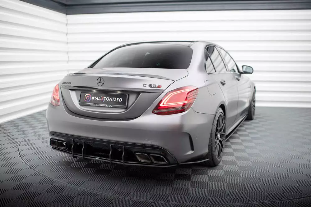 Street Pro Rear Side Splitters Mercedes-amg C63 Sedan / Estate W205 Facelift - Image 2