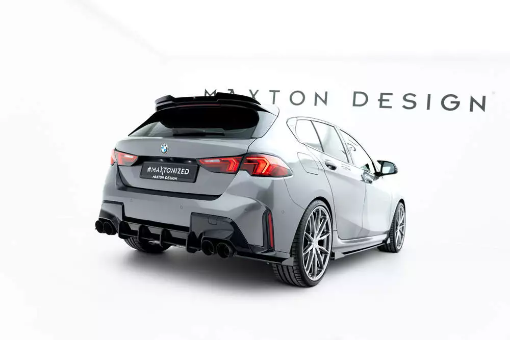 Street Pro Rear Side Splitters V.1 + Flaps Bmw M135i F70 - Image 3