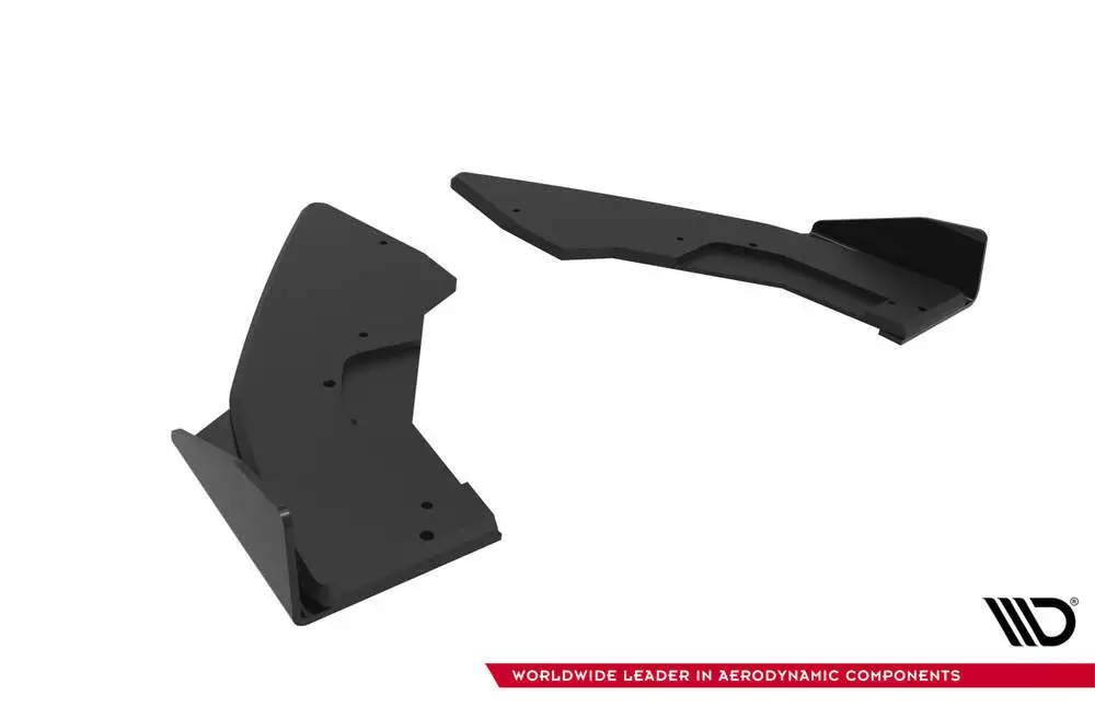Street Pro Rear Side Splitters V.1 + Flaps Bmw M135i F70 - Image 6