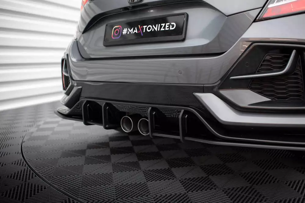 Street Pro Rear Side Splitters V.1 Honda Civic Sport Mk 10 Facelift - Image 2