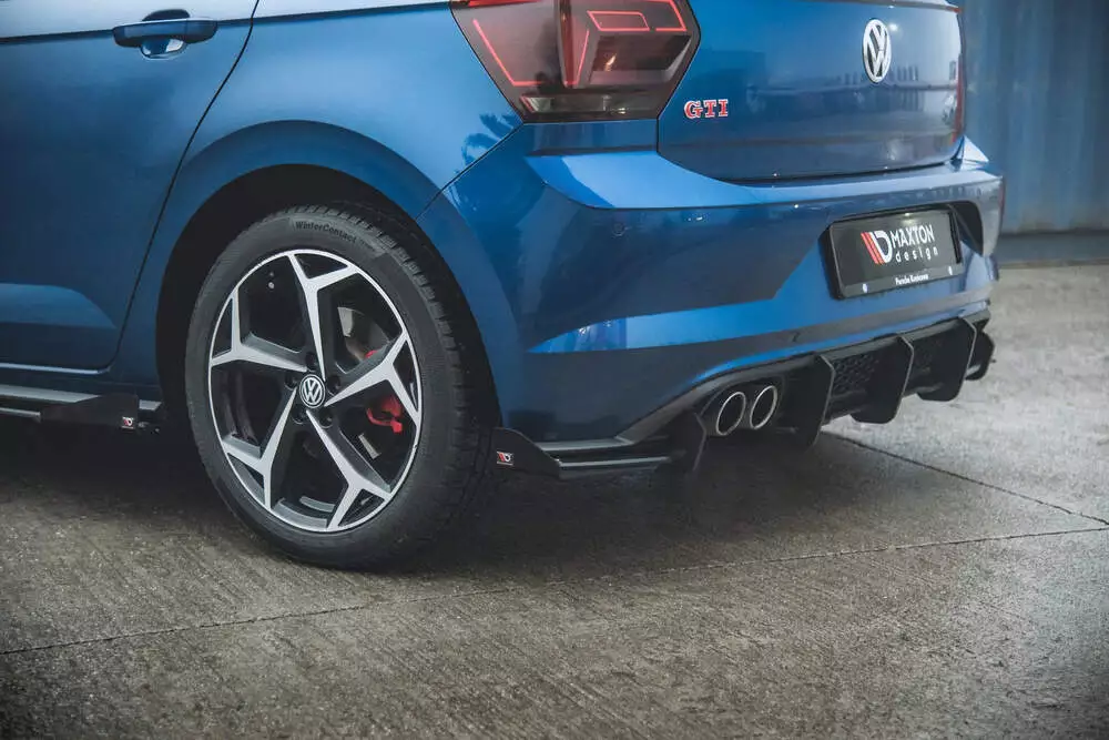 Street Pro Rear Valance + Flaps Volkswagen Polo Gti Mk6