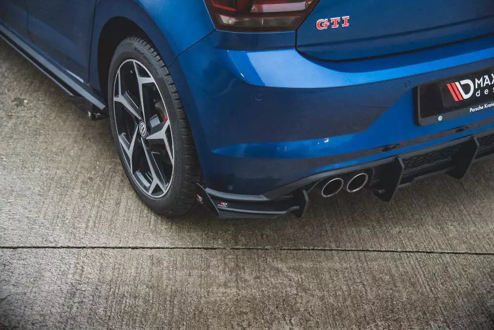 Street Pro Rear Valance + Flaps Volkswagen Polo Gti Mk6 - Image 2