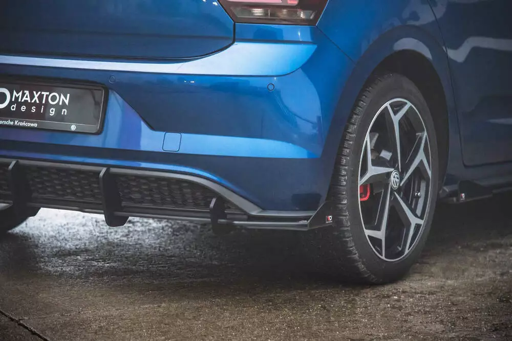 Street Pro Rear Valance + Flaps Volkswagen Polo Gti Mk6 - Image 3