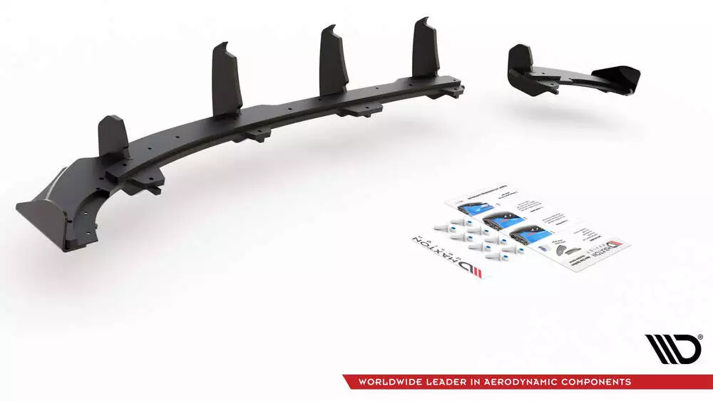 Street Pro Rear Valance + Flaps Volkswagen Polo Gti Mk6 - Image 6