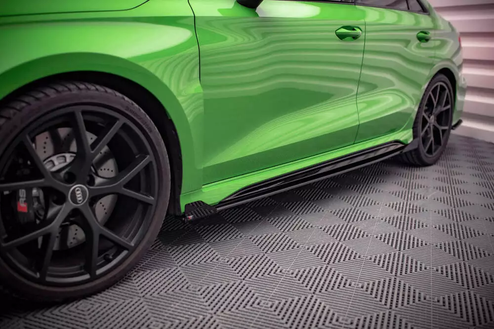 Street Pro Side Skirts Diffusers + Flaps Audi Rs3 Sedan 8y