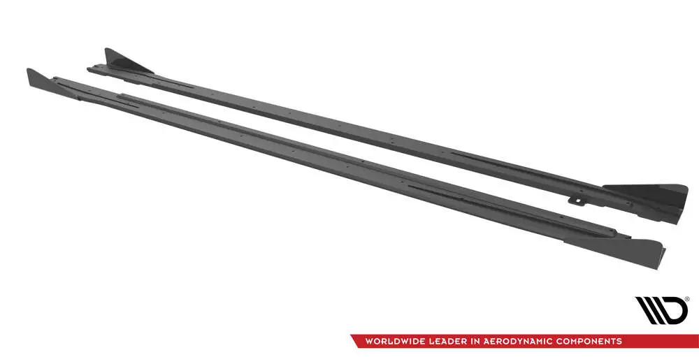 Street Pro Side Skirts Diffusers + Flaps Audi S3 / A3 S-line 8y / 8y Facelift - Image 6