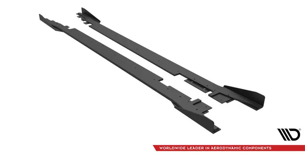Street Pro Side Skirts Diffusers + Flaps Ford Mondeo Sport Mk5 Facelift / Fusion Sport Mk2 Facelift - Image 5