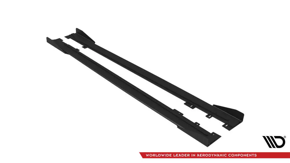 Street Pro Side Skirts Diffusers + Flaps Ford Mustang Gt Mk6 - Image 5