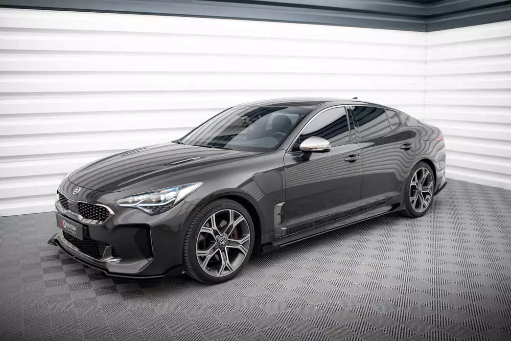Street Pro Side Skirts Diffusers + Flaps Kia Stinger Gt / Gt-line / Standard Mk1 - Image 2
