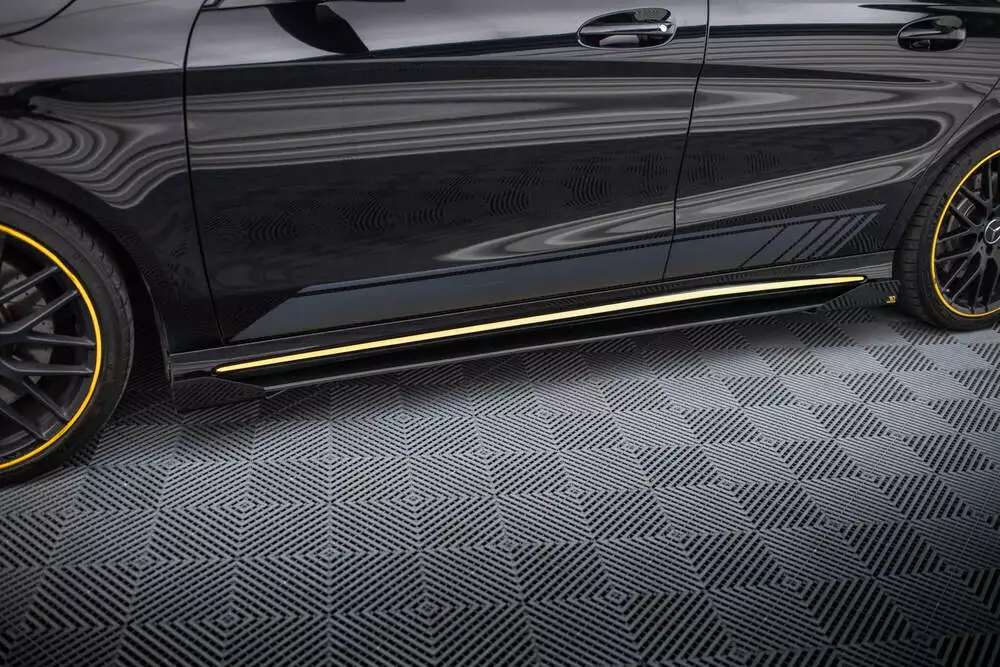 Street Pro Side Skirts Diffusers + Flaps Mercedes-amg Cla 45 C117 Facelift