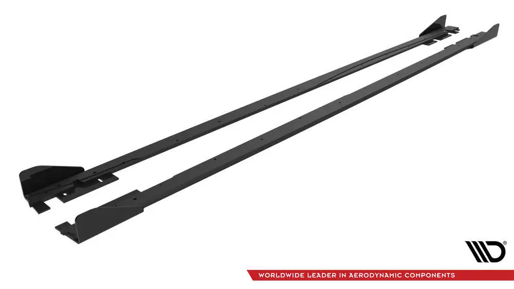 Street Pro Side Skirts Diffusers + Flaps Volkswagen Jetta Gli Mk7 - Image 6