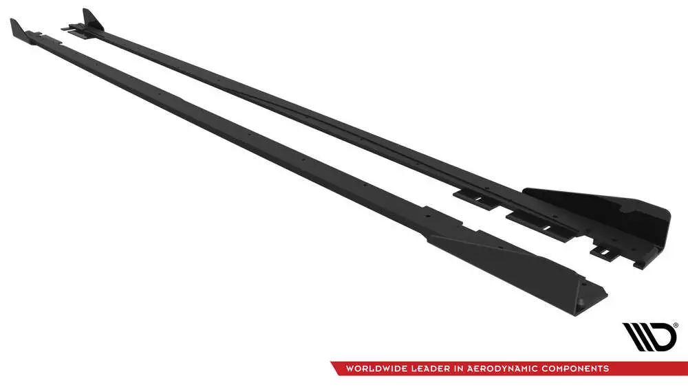 Street Pro Side Skirts Diffusers + Flaps Volkswagen Jetta Gli Mk7 - Image 7