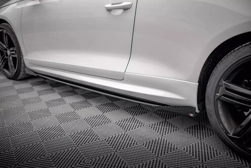 Street Pro Side Skirts Diffusers + Flaps Volkswagen Scirocco R Mk3 - Image 3