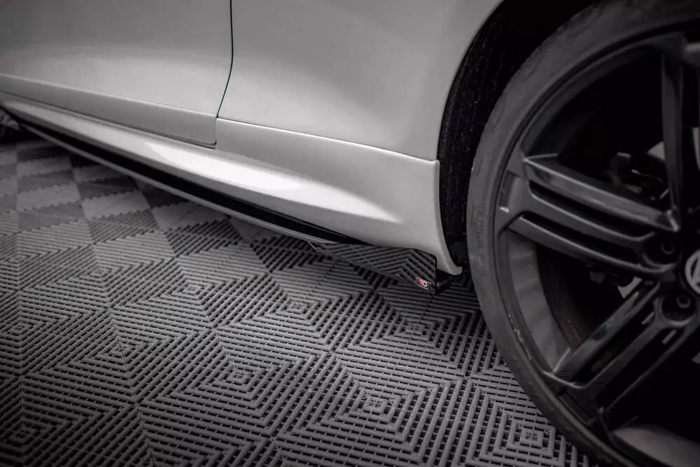 Street Pro Side Skirts Diffusers + Flaps Volkswagen Scirocco R Mk3 - Image 4
