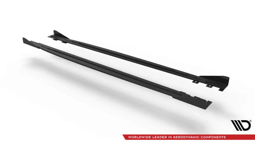 Street Pro Side Skirts Diffusers + Flaps Volkswagen Scirocco R Mk3 - Image 5