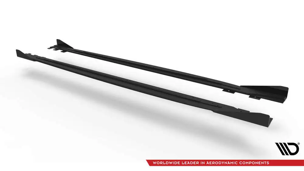 Street Pro Side Skirts Diffusers + Flaps Volkswagen Scirocco R Mk3 - Image 6