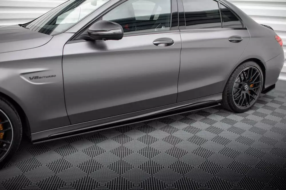 Street Pro Side Skirts Diffusers Mercedes-amg C63 Sedan / Estate W205 Facelift