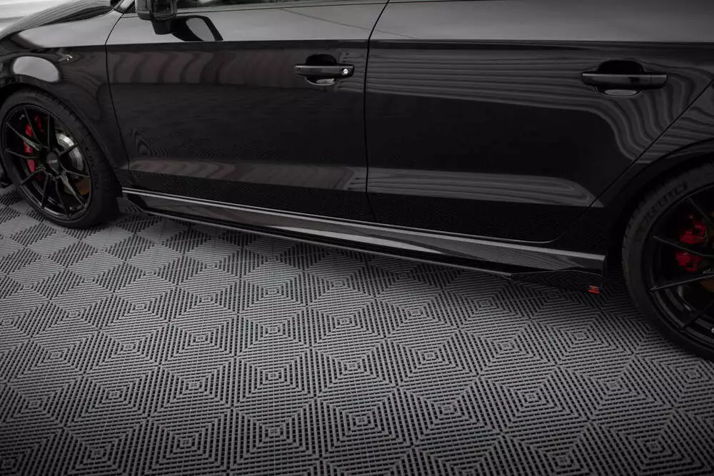 Street Pro Side Skirts Diffusers V.1 + Flaps Audi Rs3 Sedan 8v Facelift - Image 3