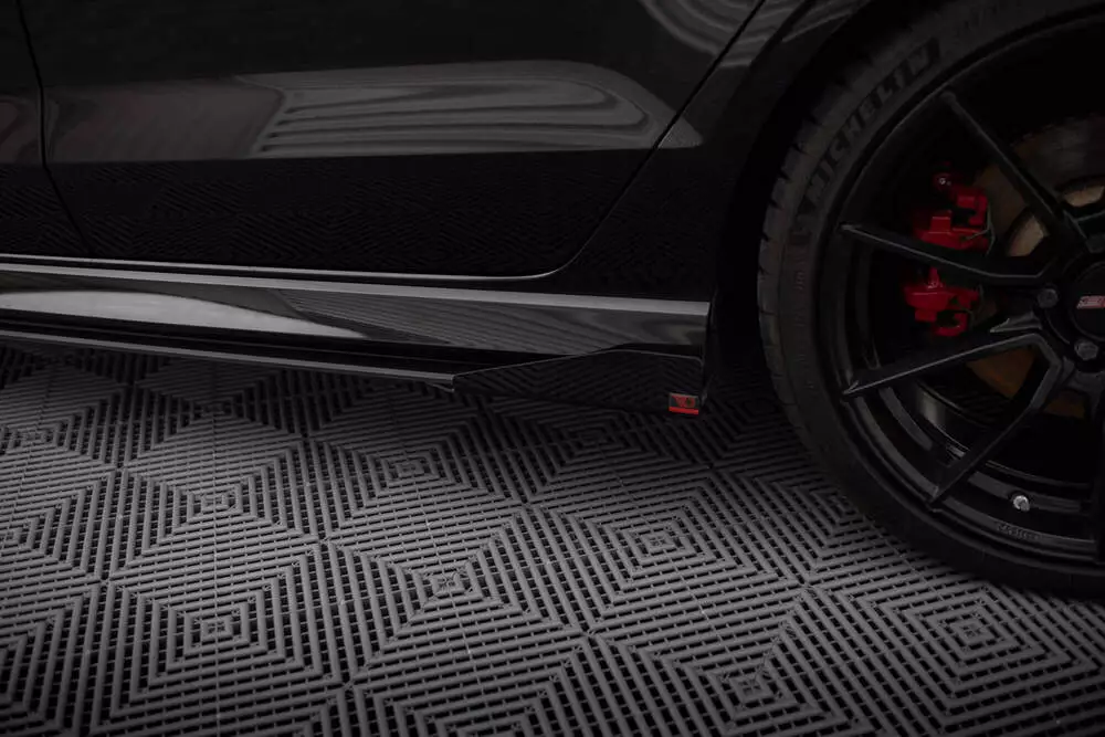 Street Pro Side Skirts Diffusers V.1 + Flaps Audi Rs3 Sedan 8v Facelift - Image 4