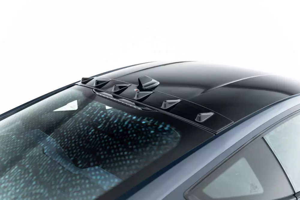 The Extension Of The Rear Window Ford Mustang Dark Horse Mk7