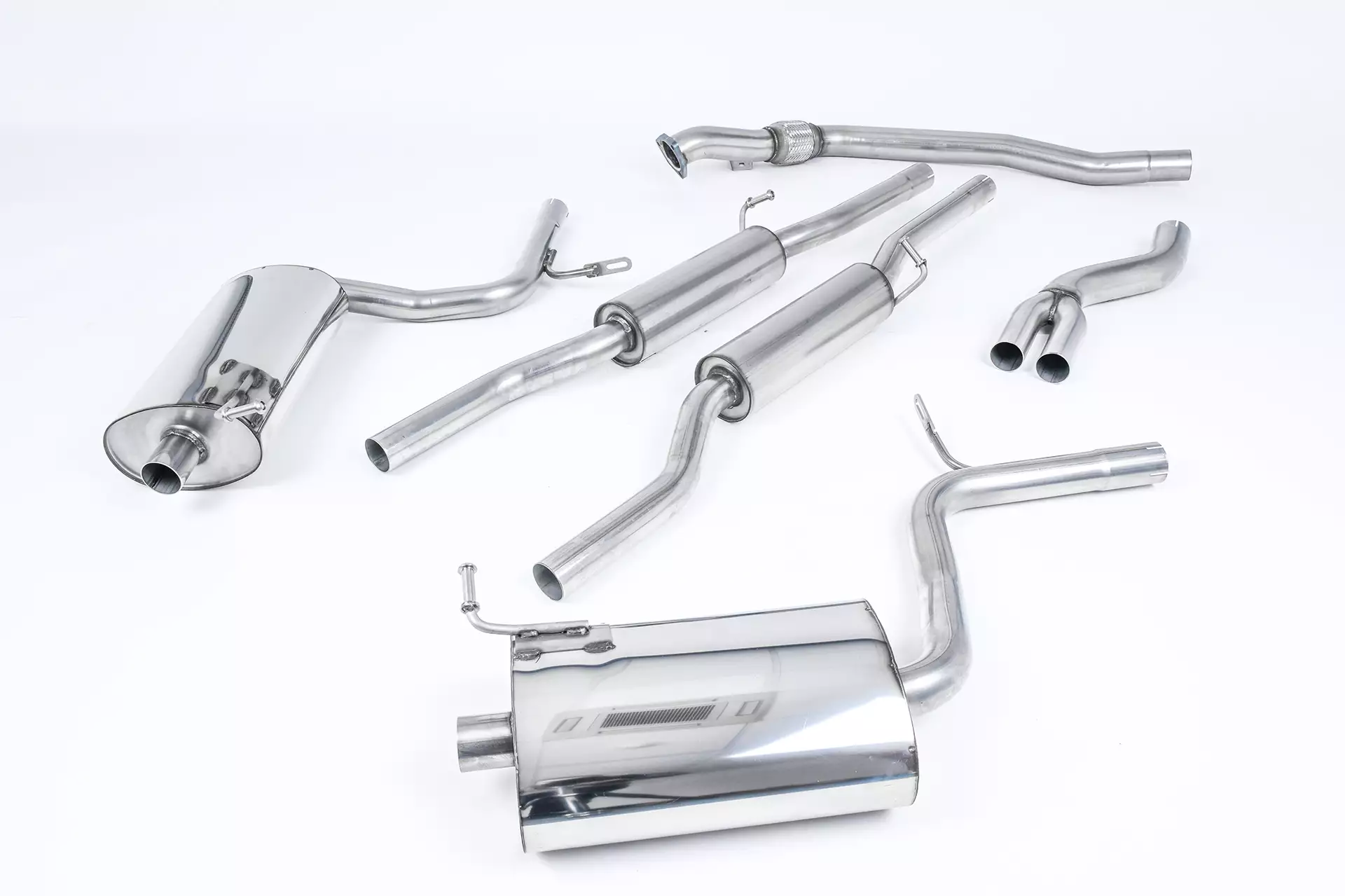 Cat-Back Exhaust System with Dual Jet100 - 1.8T B6 Quattro Saloon - Avant - Cabriolet