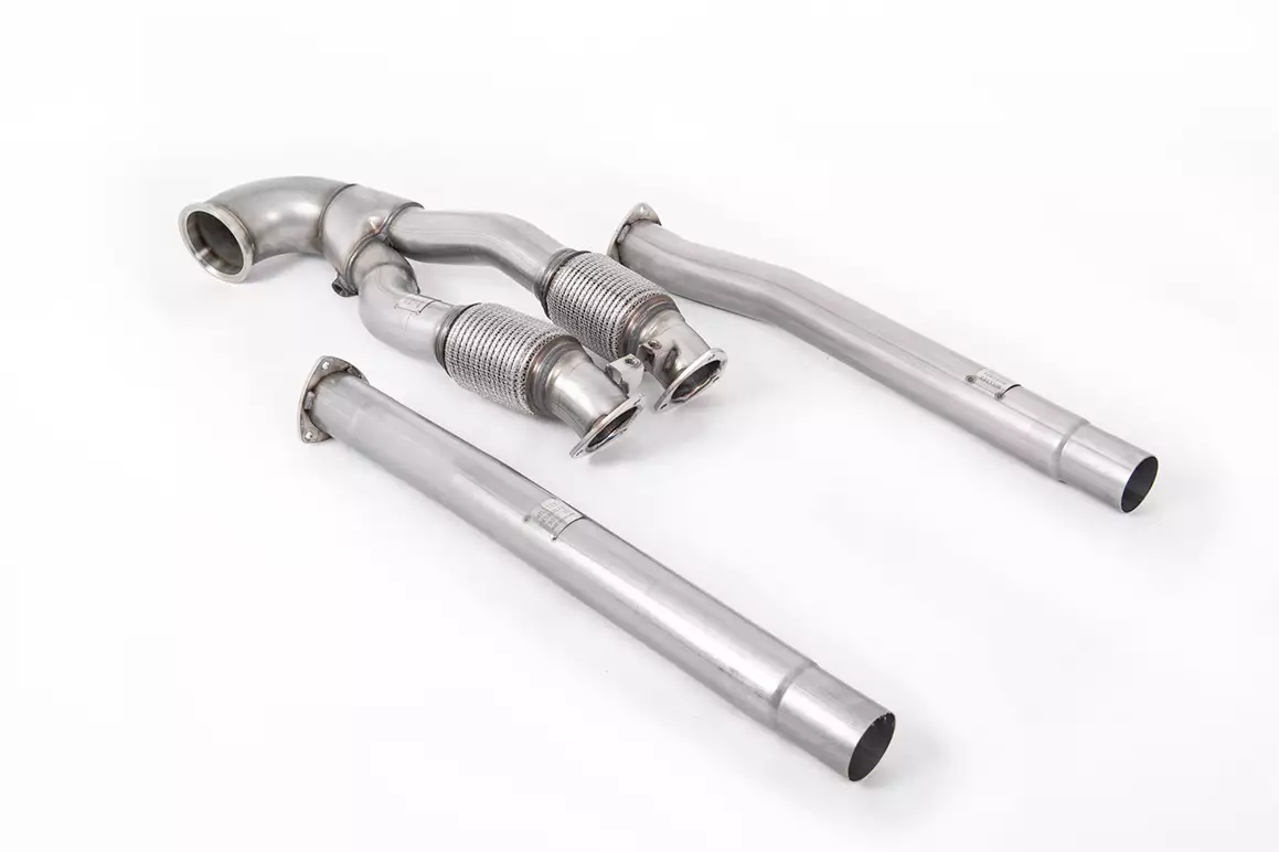 V2 Large Bore Downpipe & De-Cat - RS3 Non-OPF
