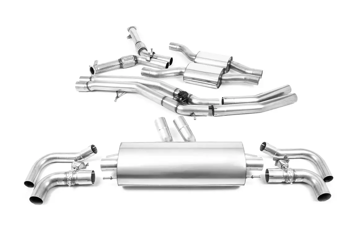 Resonated (Quieter) Cat-Back Exhaust System - RSQ8 4.0 V8 Bi-Turbo