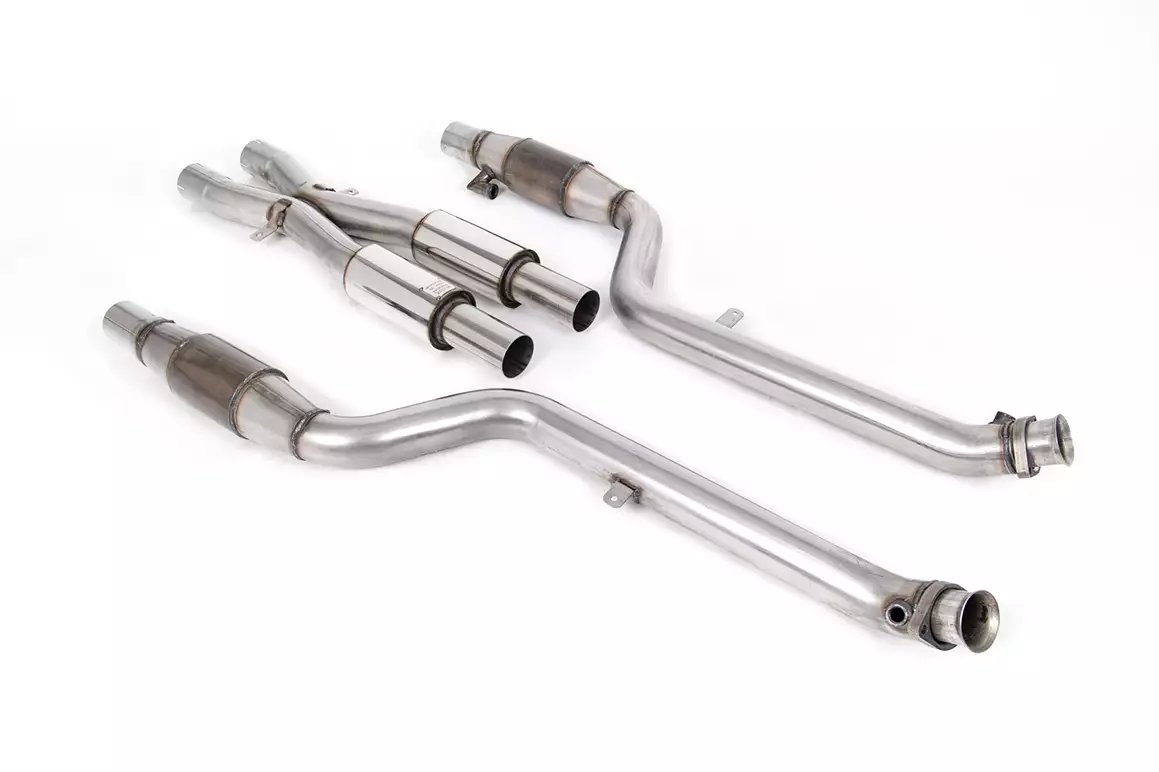Large Bore Dowpipe with Hi-Flow Sports Catalyst (For Milltek Cat-back) - E90/92/93 M3 4.0 V8 Saloon/Sedan/Coupe/Cabrio