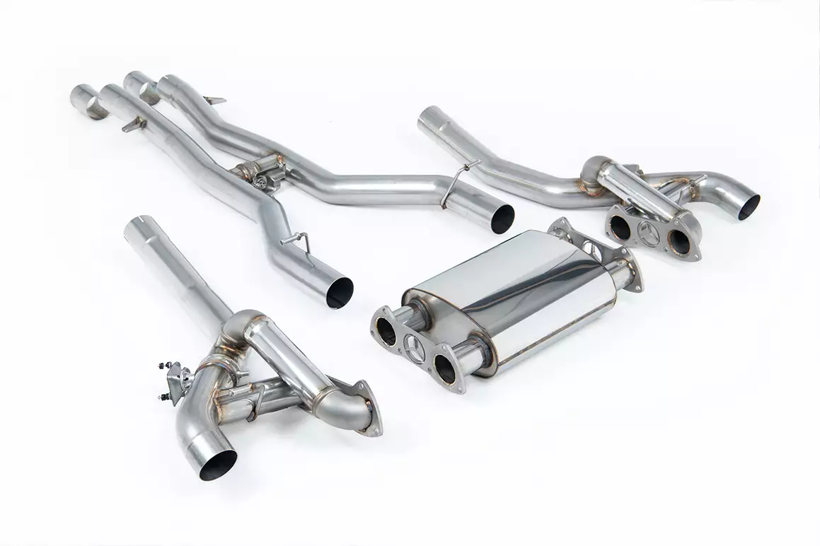 Cat Back (Valved) with Active H Pipe - GT/GTS/GTC Coupe & Roadster (Non-OPF Models Only)