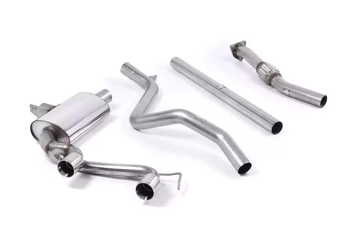 Cat-Back Exhaust System with Dual Polished Trims - Renaultsport 225/230 F1 26/26R