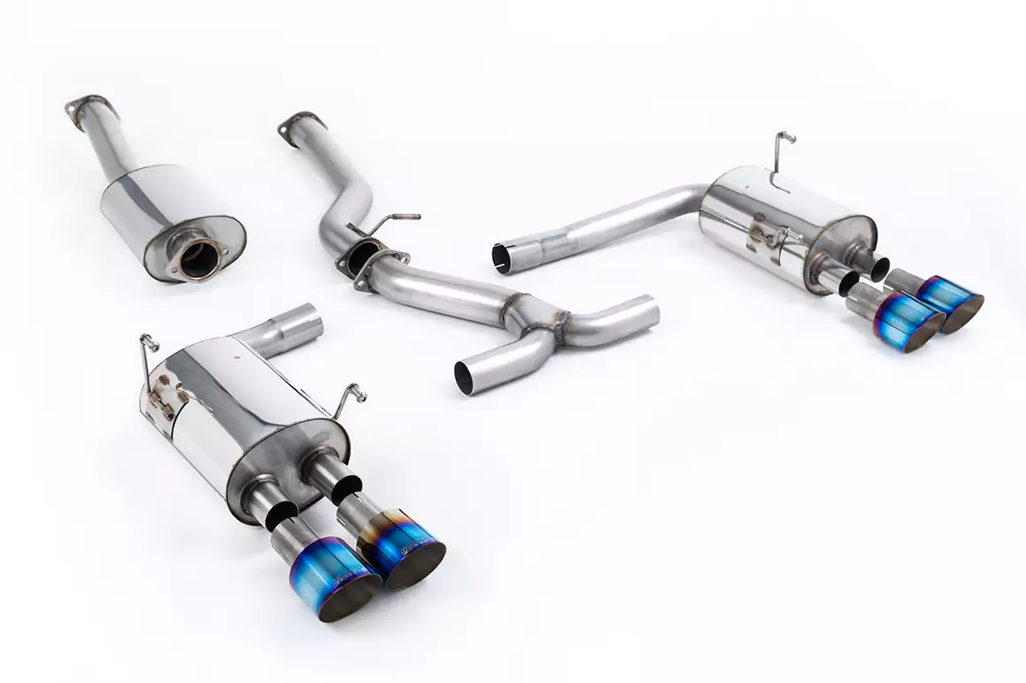 Resonated (Quieter) Cat-Back Exhaust System - STi & WRX STI Saloon / Sedan