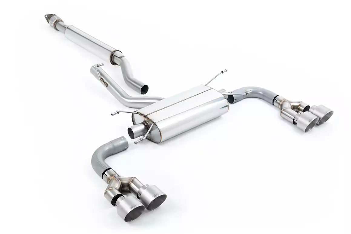 Quad Outlet Cat Back for TRD Diffuser - 2.4 Litre