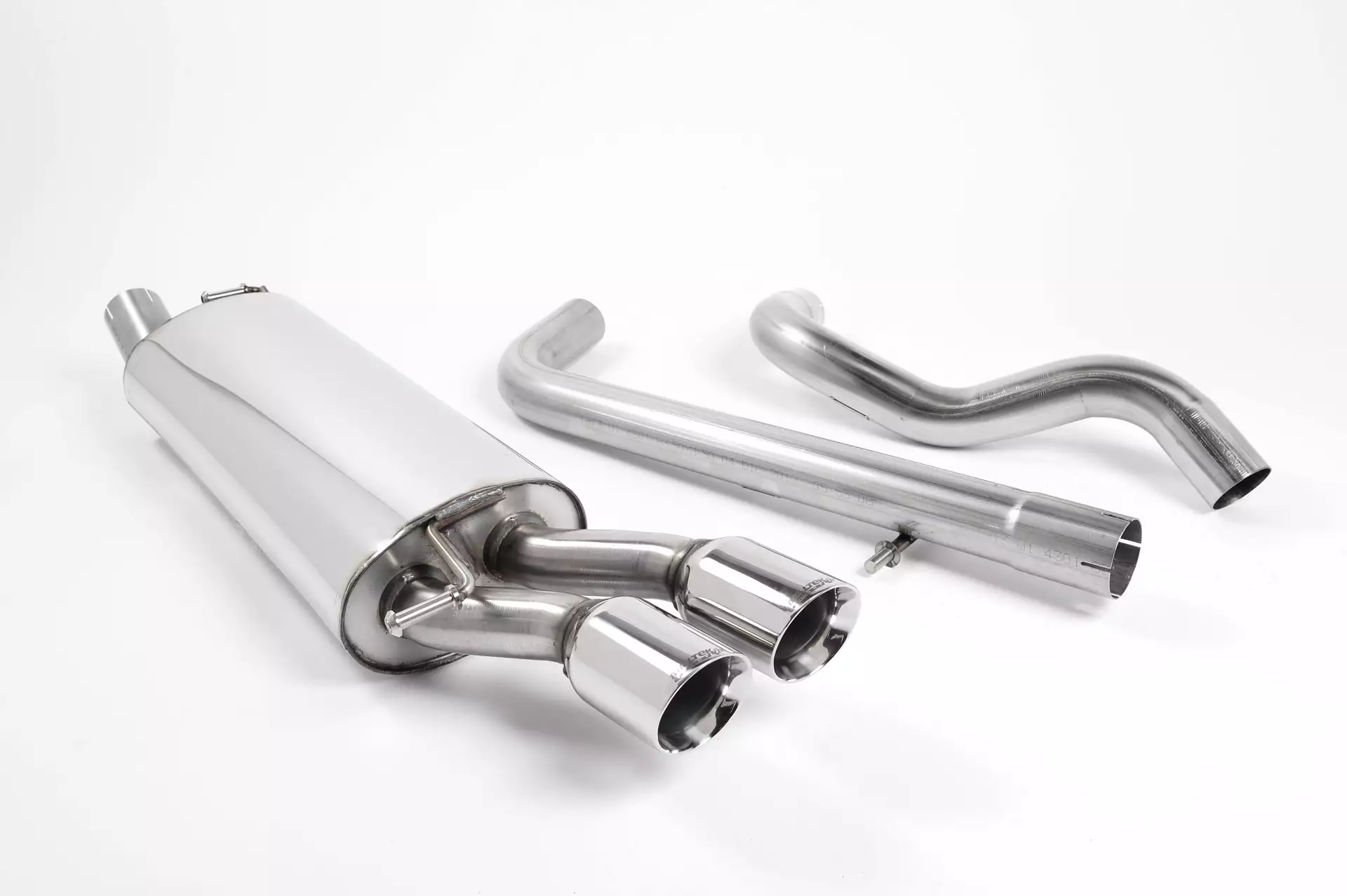 Cat-Back Exhaust System with Twin Polished Trims - Leon Cupra and Golf 4 - 1.8T and 1.9 TDI
